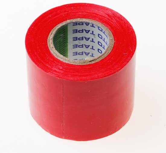 Stokvis Tapes Isolatietape rood 50mm x 10 meter