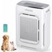Purificateur d'air filtre HEPA - Smart WiFi - 286 m² - Blanc