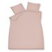 Vandyck Dekbedovertrek PURE 66 cotton hemp sepia pink 2-persoons (200x200/220 )