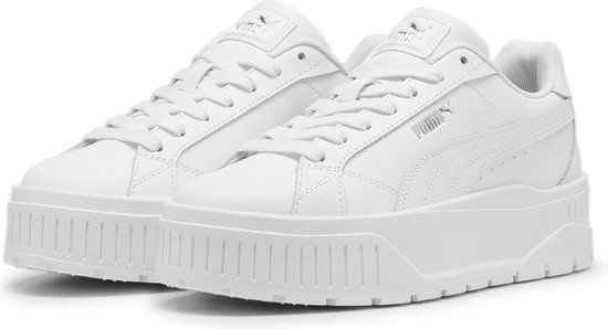 PUMA Karmen II L Dames Sneakers - Puma White-Puma White-Puma Silver