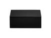 Mojoo Boîte de rangement laquée Lux 19x19x7 cm Noir