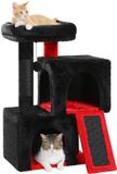 Ibenzoa® Poteau griffoir pour chats d'intérieur – Noir