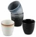 Omgoods - Set van 4 Keramische Espresso Kopjes zonder Handvat
