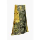 Desigual Rok geel gemêleerd / mintgroen / groen gemêleerd / zwart