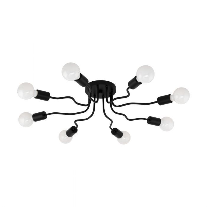 EGLO Orazio Plafondlamp - Zwart - E27