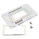 Trend Mal Scharnierfreesmal Voor Ter Plaatse Frezen, Transparant Acryl, Temp/Bh/A