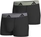 Adidas Sous-vêtements Active Flex Coton Trunks Boxershorts 2 Einheiten Grijs S