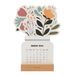 Mr. Wonderful Tafelkalender 2025 met standaard om van het jaar te genieten met gans, inclusief bloemkaarten