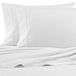 Nautica Queensize lakenset, katoenen percal beddengoedset, knapperig en cool, lichtgewicht en ademend (wit, Queen)