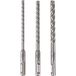 FRITZFURT 3161-2103 Jeu de forets à percussion en carbure 3 pièces 6 mm, 8 mm, 10 mm Longueur totale 165 mm SDS-Plus 1 jeu