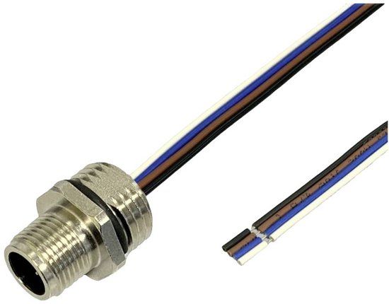 BKL Electronic 2703002 Sensor/actuator inbouwstekker M12 Aantal polen (sensoren): 4.5 0.5 m 1 stuk(s)