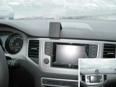 Brodit ProClip 855074 - Volkswagen Golf Sportsvan 2015 - Zwart - Dashboard Houder