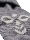 Hummel Baby sokken Mini Grijs Wolmix Schoenmaat 18-20 Effen Unisex