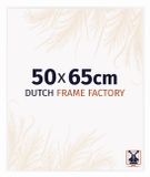 Dutch Frame Factory Fotolijst 50x65 cm - Kunststof - Wit Hoogglans - Easy