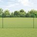 Grillage hexagonal avec poteaux 10 x 1,6 m Acier revêtu de PVC Vert