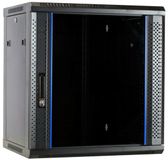 DSIT 12U wandkast met glazen deur 600x450x635mm (BxDxH)