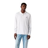 LEVI'S ® Long Sleeve Housemark Polo Shirt White