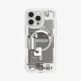 Spigen Ultra Hybrid Zero One (MagFit) Hoes voor iPhone 16 Pro Max - Titanium, Transparant, Wit