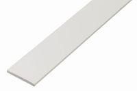 GAH-Alberts Alberts 498788 platte buis | kunststof, wit | 1000 x 30 x 3 mm | set van 9