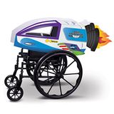 Disguise DISNEY - TOY STORY 4, Buzz Lightyear Ruimteschip Adaptieve rolstoelhoes, Maat One Size, Jongens