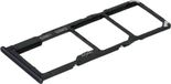 Mmobiel Sim Tray Kaart Houder voor Samsung Galaxy A51 A515 / A71 A715 (Prism Crush Black - Zwart)