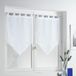 DOUCEUR D'INTERIEUR LISÉA Keukengordijn 60 x 120 cm Wit (2 stuks)