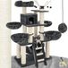 tectake® Arbre à chat XXL - Grand poteau griffoir, 195 cm - Poteau griffoir jusqu'au plafond - Arbre d'escalade avec paniers, hamacs, escalier et maisons - Stable recouvert de sisal - Arbre de jeu pour grands chats - Gris/Blanc