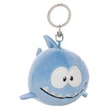 NICI Sleutelhanger haai 6 cm - schattige zachte pluche zakhanger - cadeau en geluksbrenger voor kinderen en volwassenen | 63105