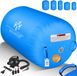 KESSER® Airtrack Turnmat opblaasbare Gymnastiek Rol - Air Roll voor Gymnastiek & Turnen Fitness Mat Bal Rol met elektrische lucht-pomp Gymnastiekrol - Blauw, 120 x 60 cm