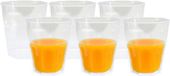 Merkloos Goldplast Water/fris glas - 80x - 250ml - transparant - herbruikbaar - kunststof