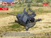 ICM Modelbouwpakket Militaire voertuigen - 35717 Flak 38 - WWII Duitse AA Gun - Kanon Plastic - 1:35 - Modelbouw