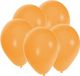 Bellatio Decorations ballonnen - 15x stuks - geel - 27 cm
