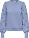 ONLY CARMAKOMA CARFEMME L/S PUFF EMBROIDERY UB SWT NOOS Dames Sweaters Tempest XL