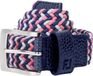 FootJoy Braided Golfriem Hommes Denim foncé/Rose/Skyway