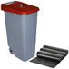 container, WellHome container, 110 liter, open + 3 zakken