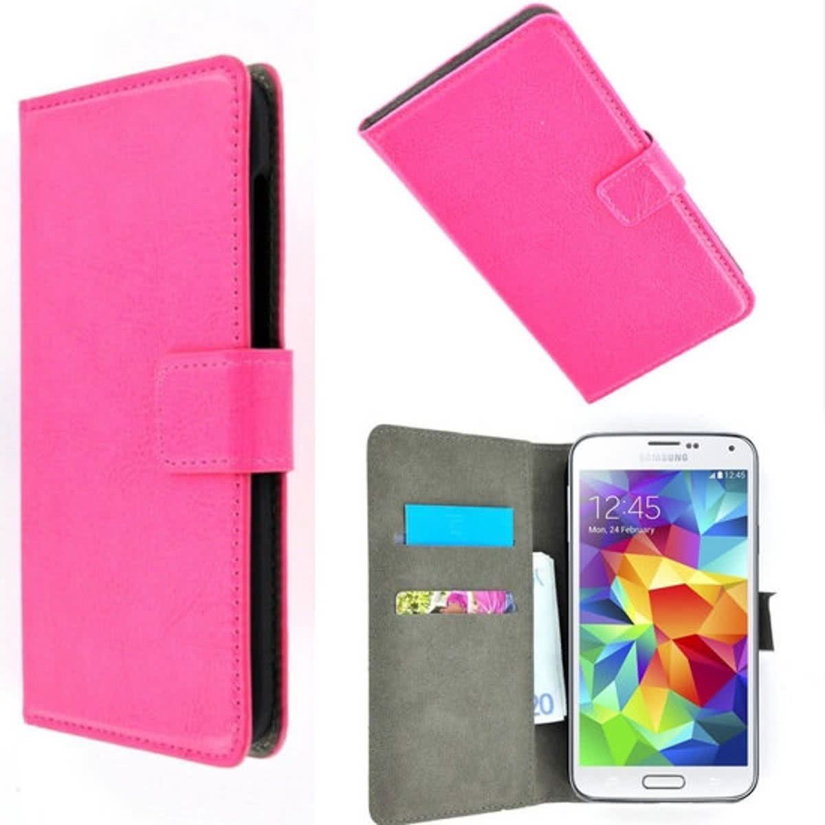 pearlycase Samsung Galaxy J5 2016 Wallet Bookcase hoesje Roze