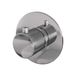 Brauer Chrome Carving - Thermostat encastrable - Pièces encastrées/apparentes - Chrome