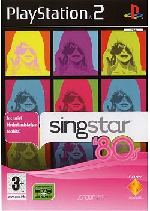 Sony Singstar 80's (14 English + 16 Dutch tracks) PlayStation 2