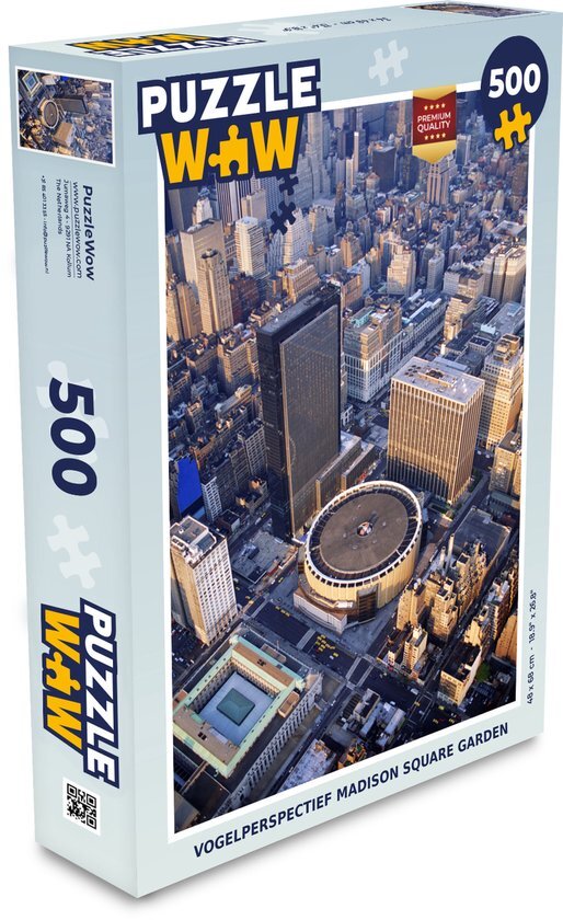 MuchoWow Puzzel New York - Amerika - Centrum - Legpuzzel - Puzzel 500 stukjes