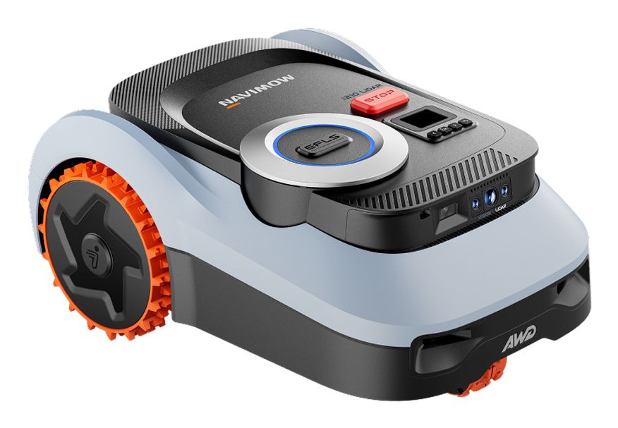 Segway Navimow i210E LiDAR Pro Robotgrasmaaier - 1000 m² - Zwart/Oranje/Blauw