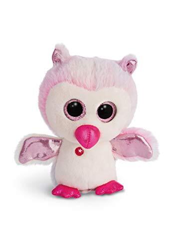 NICI Glubschis: Het origineel - Glubschis Uil Princess Holly 15 cm - knuffeldier uil met grote ogen - pluizig pluche dier met grote glitterogen - knuffeldier voor knuffelliefhebbers - 46318