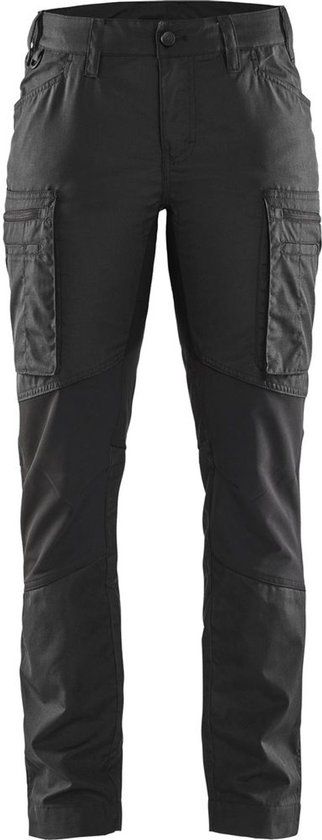 Blåkläder Blaklader Dames Service Werkbroek Stretch 7159-1845 - Zwart - C56