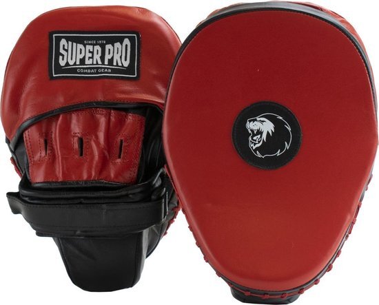 Super Pro Light Weight Gebogen Hook and Jab PU Handpads