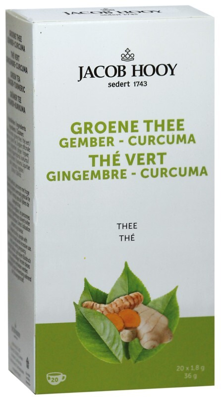 Jacob Hooy Groene thee gember curcuma 20st