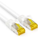 Allteq Cat 7 - S/FTP - Netwerkkabel - Patchkabel - Afgeschermd - 10 Gbps - 15 meter - Wit