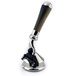 Jag Shaving scheermes en houder combinatie luxe ivoor kleur driehoekig patroon