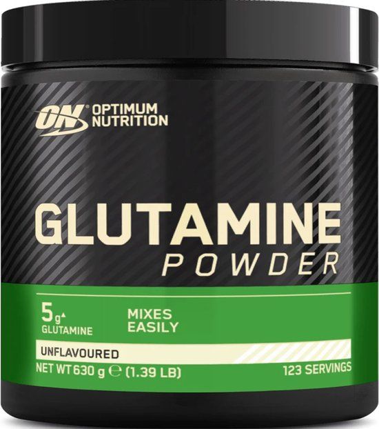Optimum Nutrition Glutamine Poeder - Sportsupplement - Smaakloos - Aminozuur - 630 gram (120 servings)
