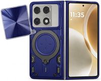 Techsuit Hoesje geschikt voor Motorola Razr Fold - CamGuard Pro Back Cover - Blauw
