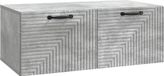 vidaXL Meuble TV mural Gris béton 78,5 x 41 x 30 cm Bois d'ingénierie