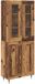 vidaXL Buffet en bois de vieil âge 69,5 x 34 x 180 cm